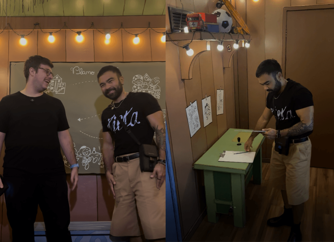 Mauro Souza visita o Escape 60’ e conhece a sala da Turma da Mônica 