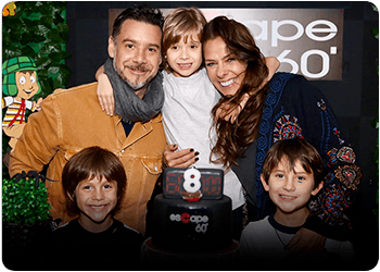 Vittorio em festa no Escape 60’