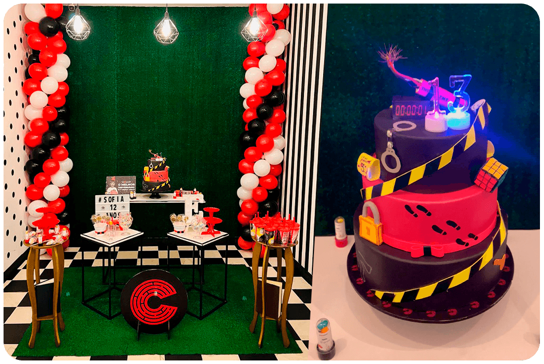Salão de festas — festa no Escape60 Tatuapé