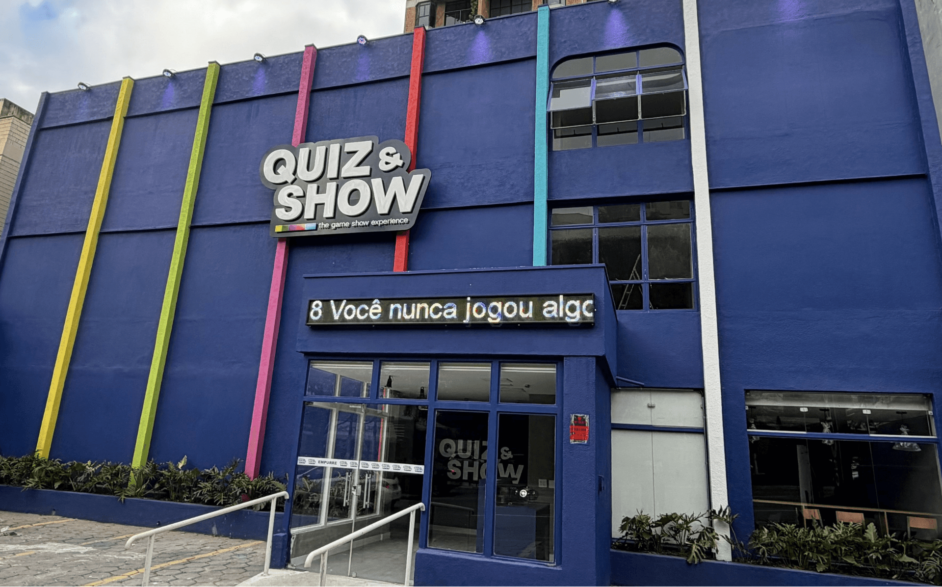 A inauguração do Quiz&Show
