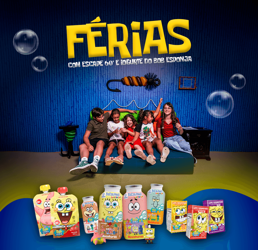 Férias mais divertidas com Escape 60′ e Batavinho