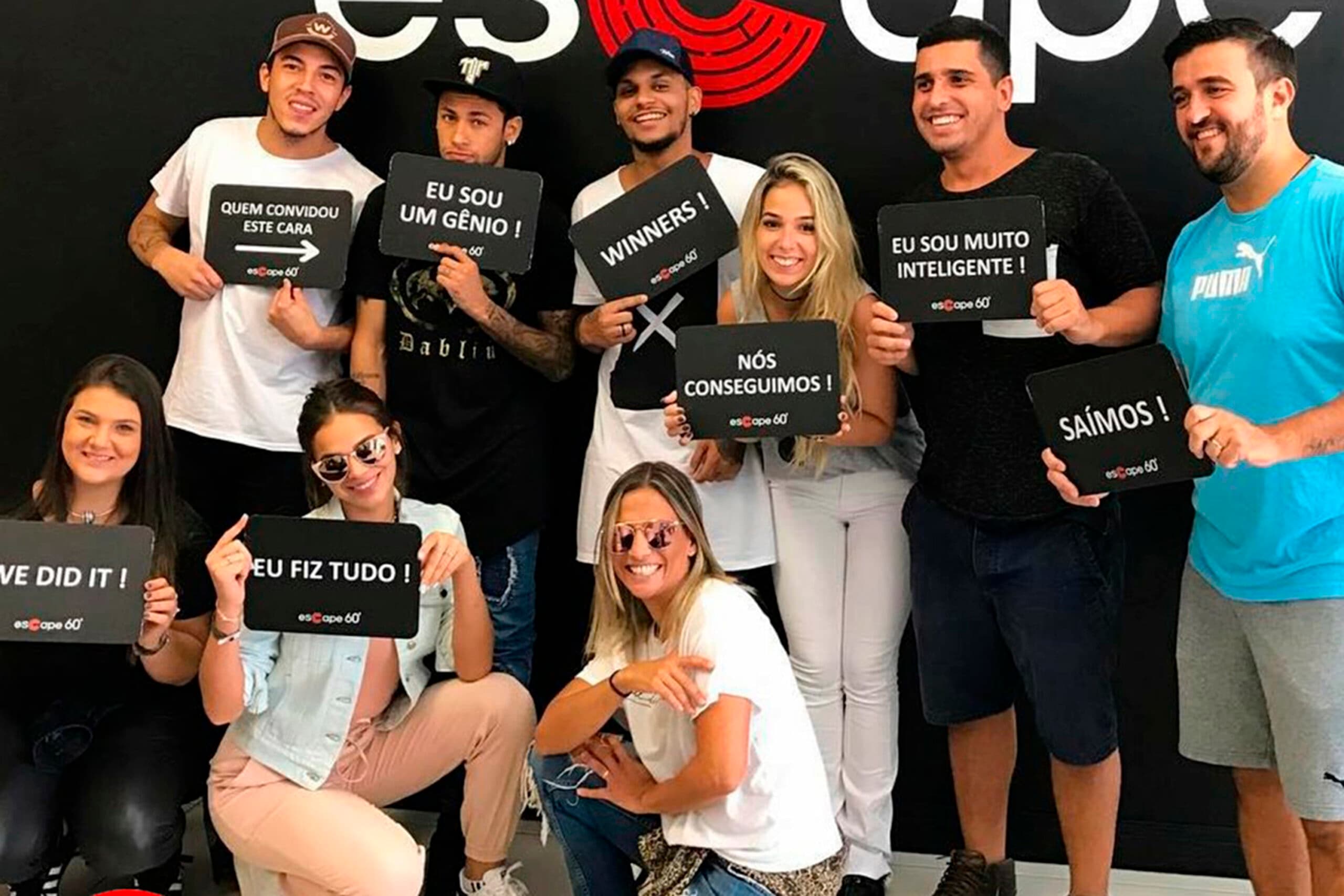 Neymar já mostrou que é craque no Escape 60’!