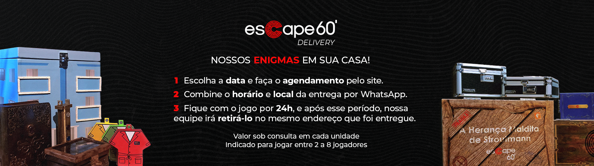 Plataforma Escape 60 produz jogo online para usuários durante