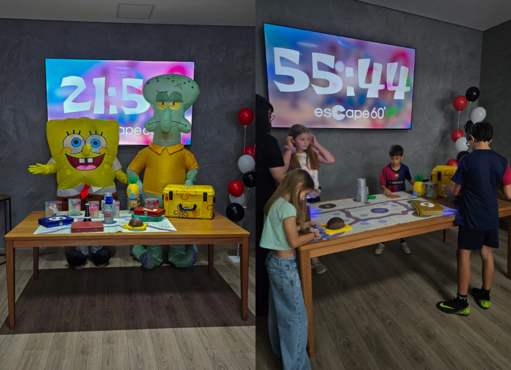 Festa em casa com o Escape 60’